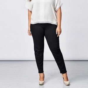 Dex sz 1X black leggings with zipper pockets